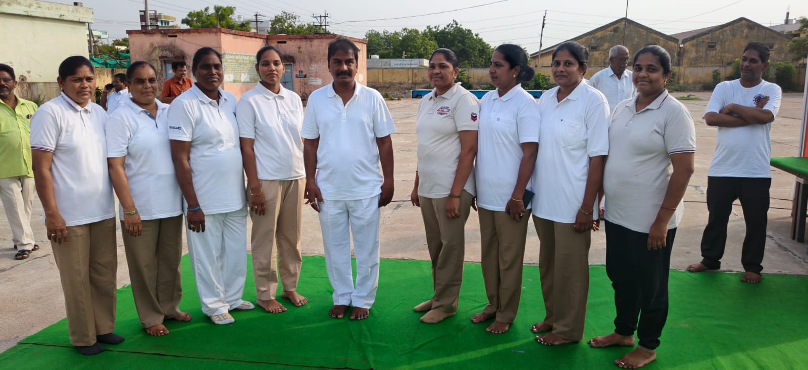 జగ్గయ్యపేటలో పోలీస్ యోగ  
